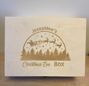 personalised christmas eve box