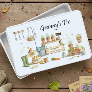 personalised seed tin
