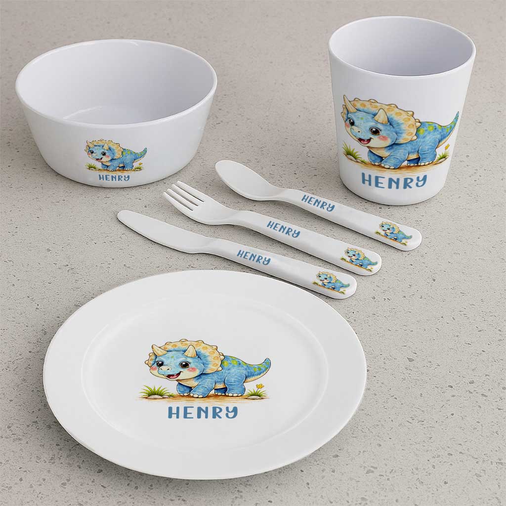 dinosaur dinner set kids