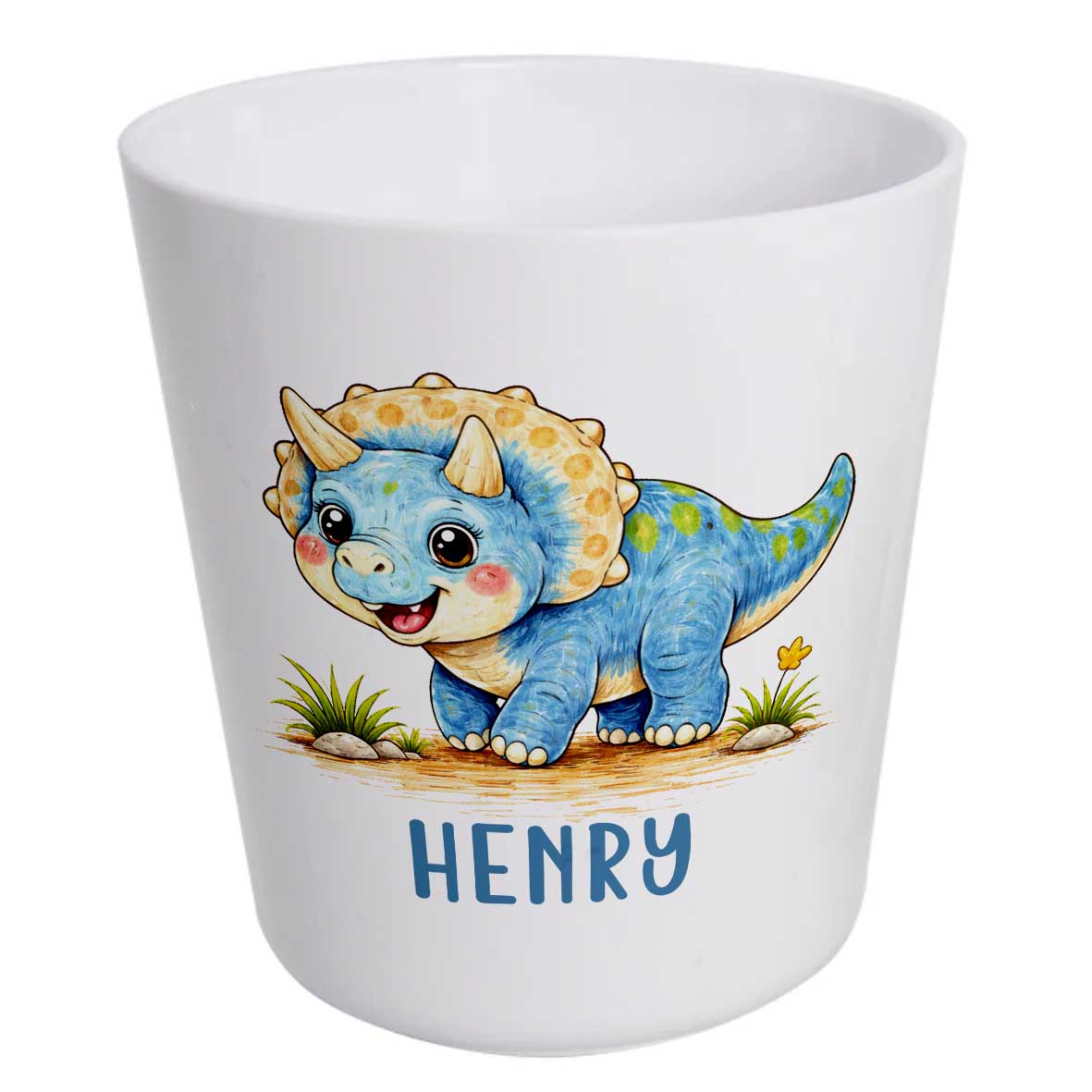 Personalised Dinosaur Dinner Set Kids– Custom Name Gift for Children - Image 3