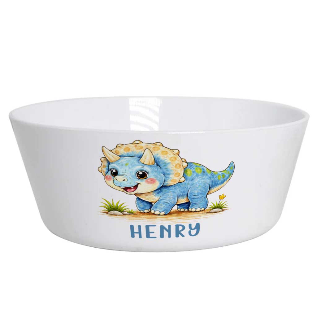 Personalised Dinosaur Dinner Set Kids– Custom Name Gift for Children - Image 4