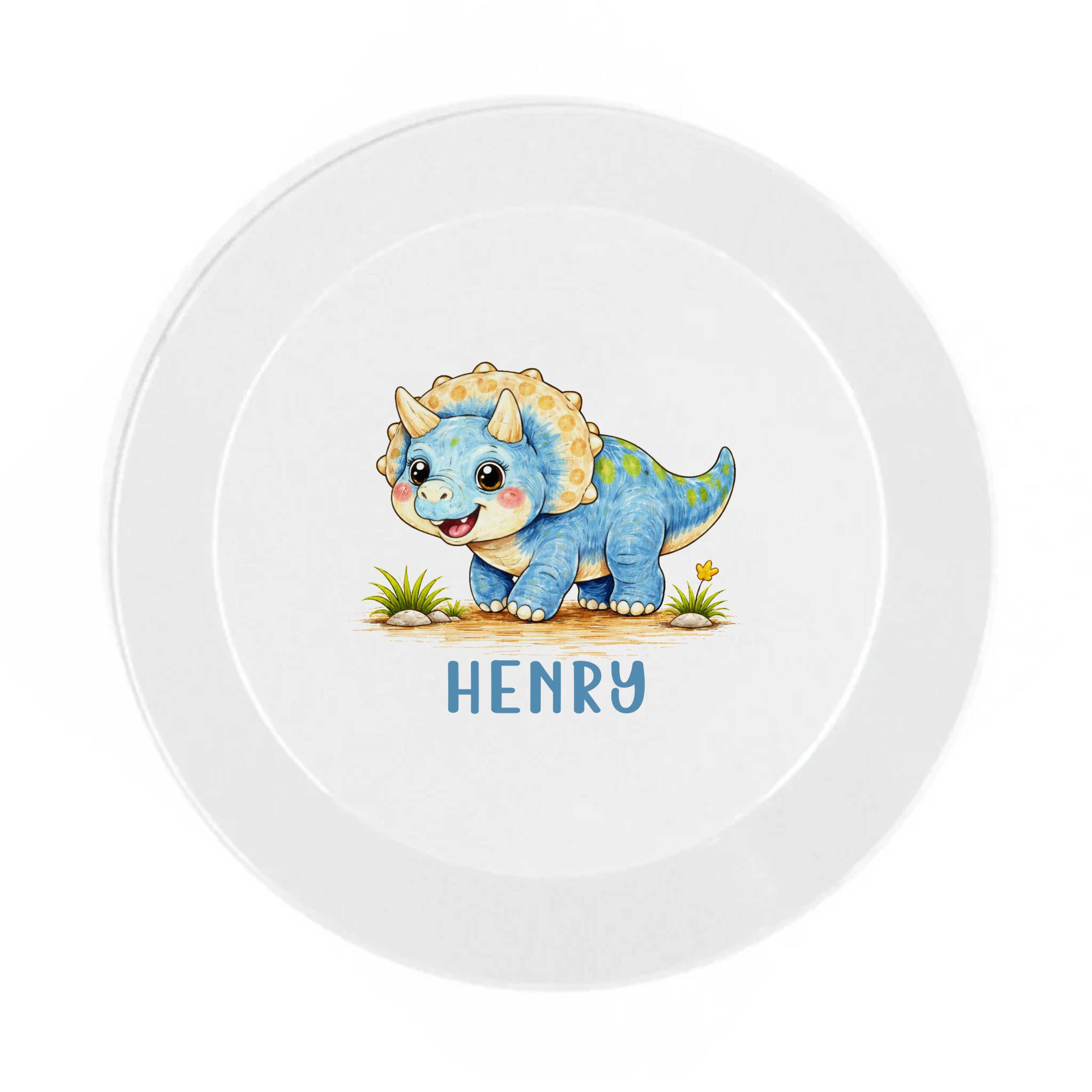 Personalised Dinosaur Dinner Set Kids– Custom Name Gift for Children - Image 5