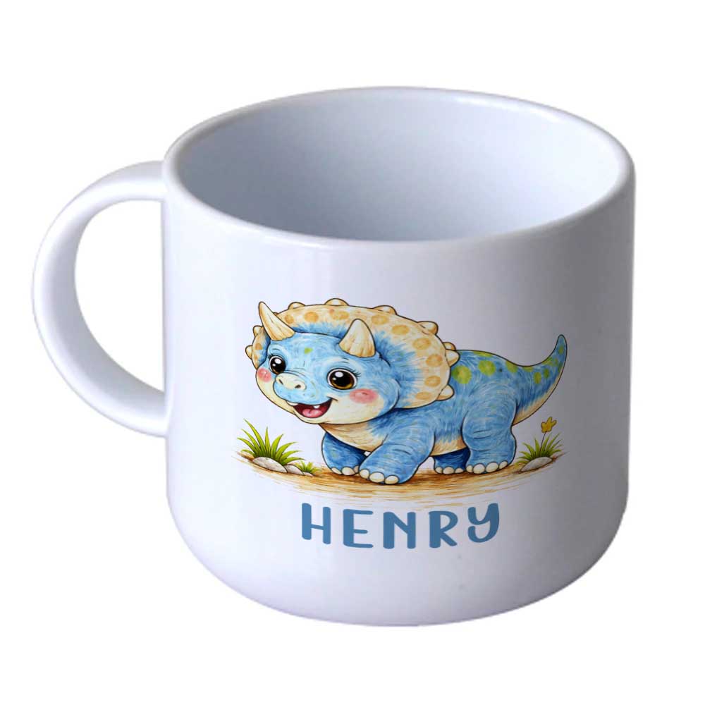 Personalised Dinosaur Dinner Set Kids– Custom Name Gift for Children - Image 6