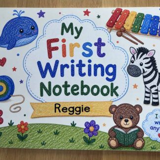 Personalised Learn to Write Letters Alphabet A4 Tear Away Notepad